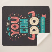 カラフルなすべてをすることができます シェルパブランケット (正面(横))