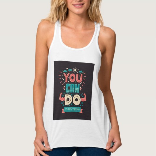 カラフルなすべてをすることができます タンクトップ (正面)