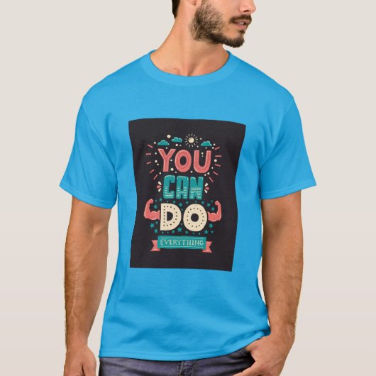 カラフルなすべてをすることができます Tシャツ (正面)