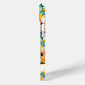 カラフルなひまわりの絵のモノグラム Case-Mate iPhoneケース (裏面 / 左)
