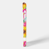 カラフルなひまわりの絵 モノグラム入り Case-Mate iPhoneケース (裏面 / 左)