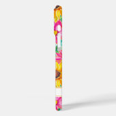カラフルなひまわりの絵 名入れ Case-Mate iPhoneケース (裏面 / 左)