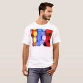 カラフルなぼやけた光 Tシャツ (正面フル)