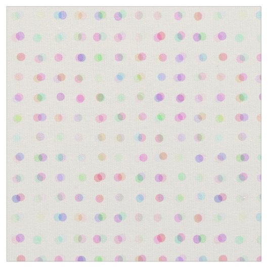 カラフルなぼやけた水玉模様 ファブリック (クローズアップ)