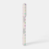 カラフルなぼやけた水玉模様 iPhone 16ケース (右側面)