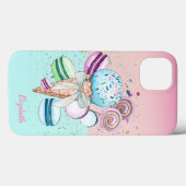 カラフルなアイスクリームのマカロン Case-Mate iPhoneケース (裏面 (横))