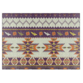 カラフルなアズテック派のパターン カッティングボード (正面)