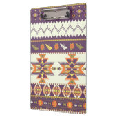 カラフルなアズテック派のパターン クリップボード (左)