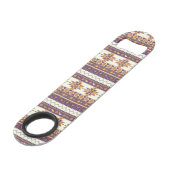 カラフルなアズテック派のパターン スピード栓抜き (正面アングル)