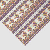 カラフルなアズテック派のパターン 薄葉紙 (詳細)