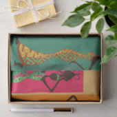 カラフルなアフリカの女性 薄葉紙 (ギフト)