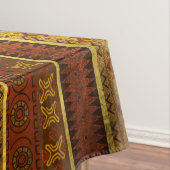 カラフルなアフリカの民族の種族パターン テーブルクロス (インサイチュ)