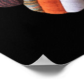 カラフルなアフリカ人女性のポスター ポスター (角)