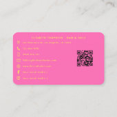 カラフルなアフリカ系アメリカ人のジュンティーン・ネイルハッスラー 名刺 (裏面)