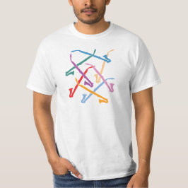 カラフルなアルトクラリネット Tシャツ