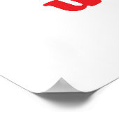 カラフルなアルファベット ポスター (角)