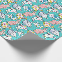 カラフルなイースターのウサギ