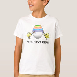 カラフルなイースターエッグのニワトリ Tシャツ