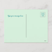 カラフルなイースターエッグの郵便はがき シーズンポストカード (裏面)