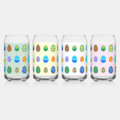 カラフルなイースターエッグを楽しいイースターに ガラス缶 (裏面)