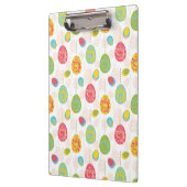 カラフルなイースターエッグパターン クリップボード (左)