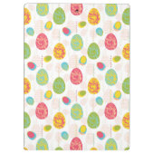 カラフルなイースターエッグパターン クリップボード (裏面)