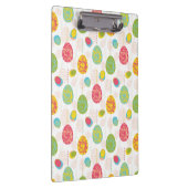 カラフルなイースターエッグパターン クリップボード (右)