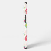 カラフルなイースターエッグパターン iPhoneケース (左側面)