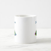 カラフルなイースターエッグ コーヒーマグカップ (中央)