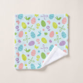 カラフルなイースター春パターン|タオルセット バスタオルセット (ウォッシュタオル)