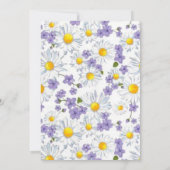 カラフルなウサギ イースターエッグ ハント ブランシュ ご招待 招待状 (裏面)