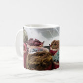カラフルなウールのマグ コーヒーマグカップ (正面左)