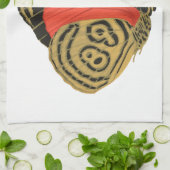 カラフルなエキゾチックな蝶 蝶 キッチンタオル (折り畳み)