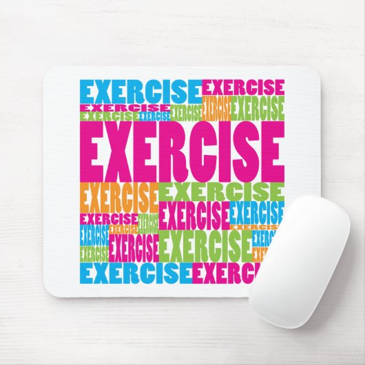 カラフルなエクササイズ マウスパッド (マウス)
