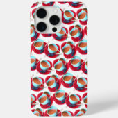 カラフルなエスプレッソ カップ＆ソーサー写真 Case-Mate iPhoneケース (裏面)