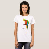 カラフルなオウムの鳥Tシャツ Tシャツ (正面フル)
