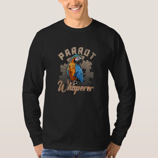 カラフルなオウム インコのささやき Tシャツ (正面)
