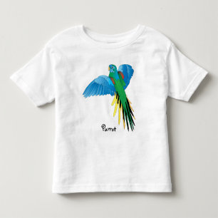 カラフルなオウム トドラーTシャツ