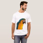カラフルなオウム Tシャツ (正面フル)