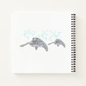 カラフルなオリジナル絵のカメ雑誌 個性的な一冊 ノートブック (裏面)