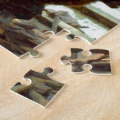 カラフルなオンドリ ジグソーパズル (側面)