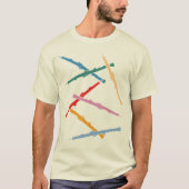 カラフルなオーボエ Tシャツ (正面)