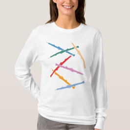 カラフルなオーボエ Tシャツ