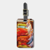 カラフルなカウボーイ・ブーツ ラゲッジタグ (正面縦)