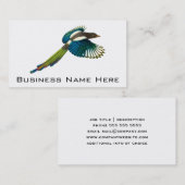 カラフルなカササギの鳥、ヴィンテージのイラストレーション 名刺 (正面/裏面)