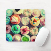 カラフルなカップケーキのmousepad マウスパッド (マウス)