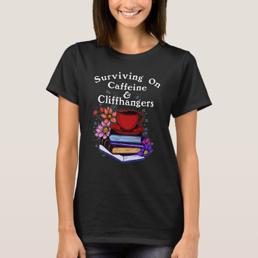カラフルなカフェインと驚愕の結末 Tシャツ (正面)