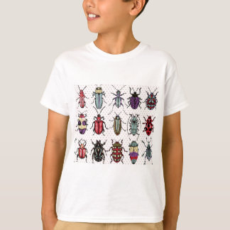 カラフルなカブトムシ Tシャツ