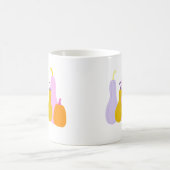 カラフルなカボチャのカップ コーヒーマグカップ (中央)