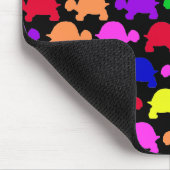 カラフルなカメ マウスパッド (コーナー)